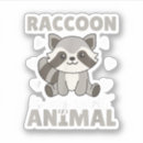 Buscar mapache lindo pegatinas Animales lindos