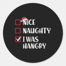 Buscar lista traviesa de santa pegatinas Feliz navidad