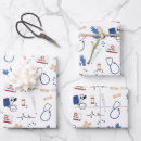 Buscar medicina papel de regalo Estetoscopio