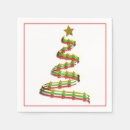 Buscar verde rojo y oro servilletas Invitados