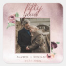 Buscar 50 años aniversario boda pegatinas Floral