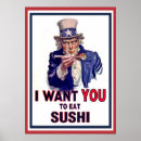 Buscar crudo posters Sushi