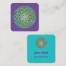 Buscar geometría sagrada tarjetas de visita Mandala