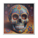 Buscar dia de los muertos azulejos Calavera