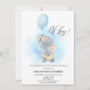 Buscar elefante azul invitaciones Acuarela