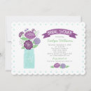 Buscar lila y menta invitaciones Para ella