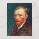 Buscar retrato de van gogh postales Azul