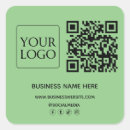 Buscar logo cuadradas pegatinas Código qr
