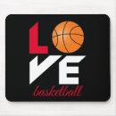 Buscar baloncesto del amor alfombrillas de raton Deporte