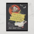 Buscar brujas nostálgicas postales Halloween vintage