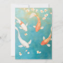 Buscar koi japonés tarjetas Flor de cerezo