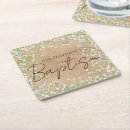 Buscar bautismo posavasos Flores