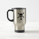 Buscar cráneo y bandera pirata tazas Vintage