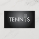 Buscar coche tenis de tarjetas de visita Instructor del tenis