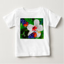 Buscar cuello largo bebe camisetas Flor