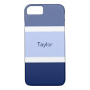 Buscar rayas blancas y azules iphone fundas Moda