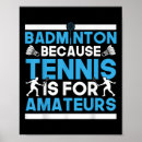Buscar bádminton posters Divertido