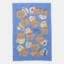 Buscar calendario paños de cocina Retro
