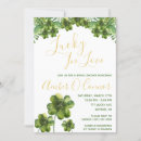 Buscar suerte invitaciones Verde