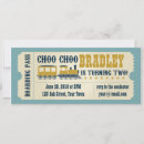 Buscar tren 10x23 invitaciones Choo choo