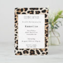 Buscar estampado de animales invitaciones Leopardo
