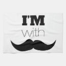 Buscar bigote paños de cocina Divertido