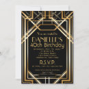 Buscar roaring twenties invitaciones Geométrico