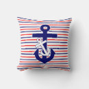 Buscar rayas del marinero cojines Anclar