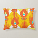 Buscar tela del ikat cojines Ilustracion