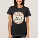 Buscar nacimiento 1958 camisetas Desde