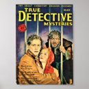 Buscar detective arte Vintage