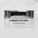 Buscar transporte y carga tarjetas de visita Trueque