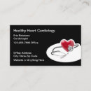 Buscar cardiología tarjetas de visita Médica