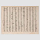 Buscar nota musical papel de seda Vintage