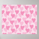 Buscar corazones rosados posters Patrón