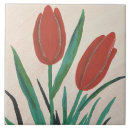 Buscar tulipanes rojos azulejos Primavera