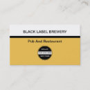 Buscar cervecerías tarjetas de visita General y unisex