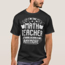 Buscar math teacher camisetas Escuela