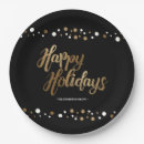 Buscar confetti papel platos Negro