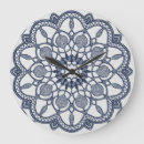 Buscar delft relojes de pared Blue