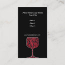 Buscar peritos tarjetas de visita Degustación de vinos