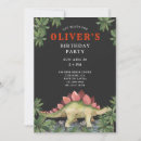 Buscar del dinosaurio invitaciones de cumpleaños Cualquier niño