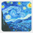 Buscar noche cuadradas pegatinas Estrellas