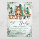 Buscar animales del bosque invitaciones 5 º ducha