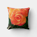 Buscar rosa anaranjada cojines Floral