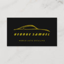 Buscar reparación del coche tarjetas de visita Detalle automático