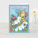 Buscar conejo tarjetas de pascua Mariposa