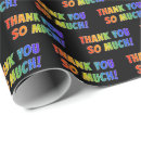 Buscar gracias papel de regalo General y unisex