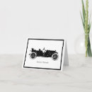 Buscar coche tarjetas nota Vintage