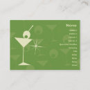 Buscar martini tarjetas de visita Fiesta